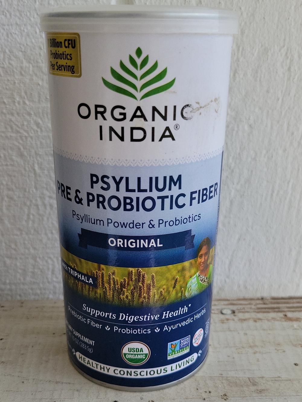 Psyllium Pre & Probiotic Fiber Organic India USDA Organic